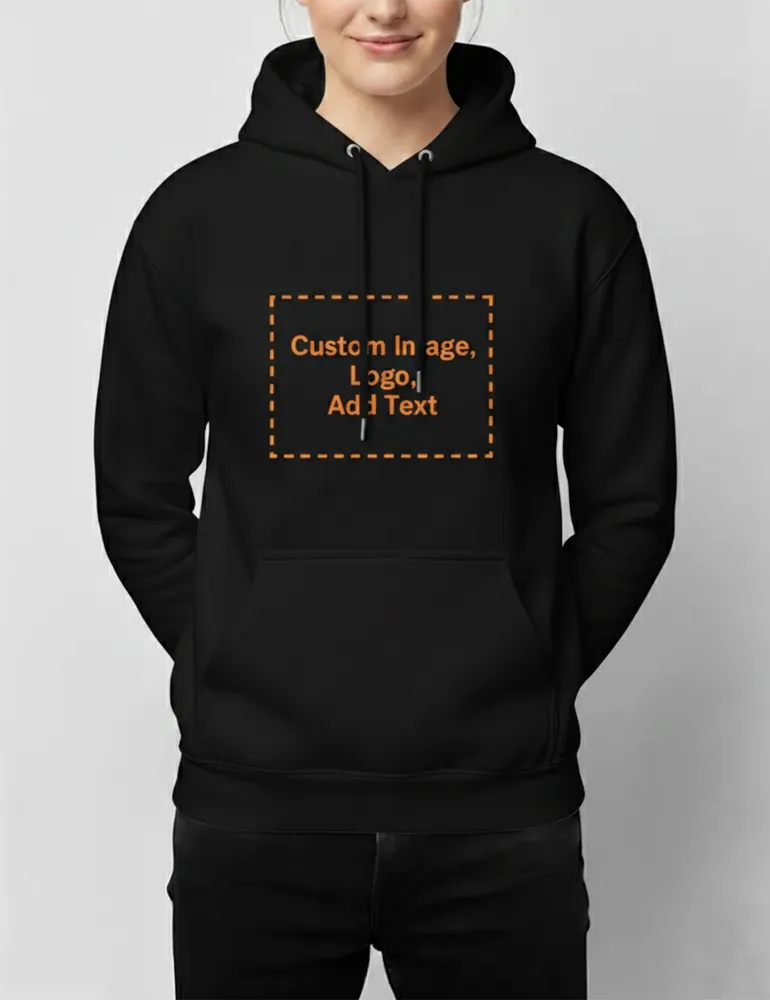 The Bespoke Canvas – Unisex Custom Art Hoodie | Personal Atelier Series Add Text/Image/Logo