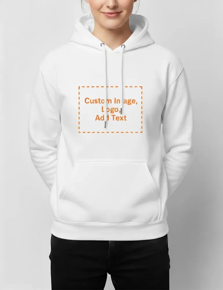 The Bespoke Canvas – Unisex Custom Art Hoodie | Personal Atelier Series Add Text/Image/Logo