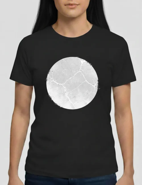 Julian Hayes Absolute Zero black circle minimalist organic t-shirt.
