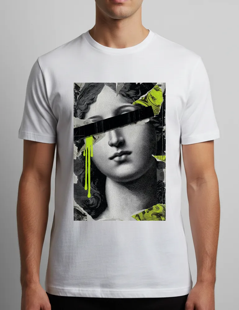 Censored Muse No. 04 – Unisex Renaissance Street Remix Tee | The Debris Series by Kaelo X