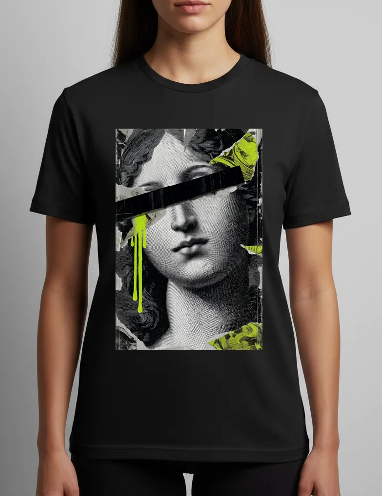 Censored Muse No. 04 – Unisex Renaissance Street Remix Tee | The Debris Series by Kaelo X