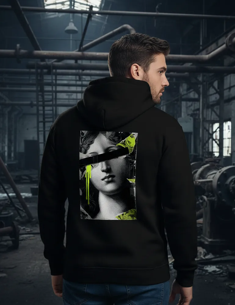 Censored Muse No. 04 – Renaissance Street Remix Hoodie | The Debris Series by Kaelo X