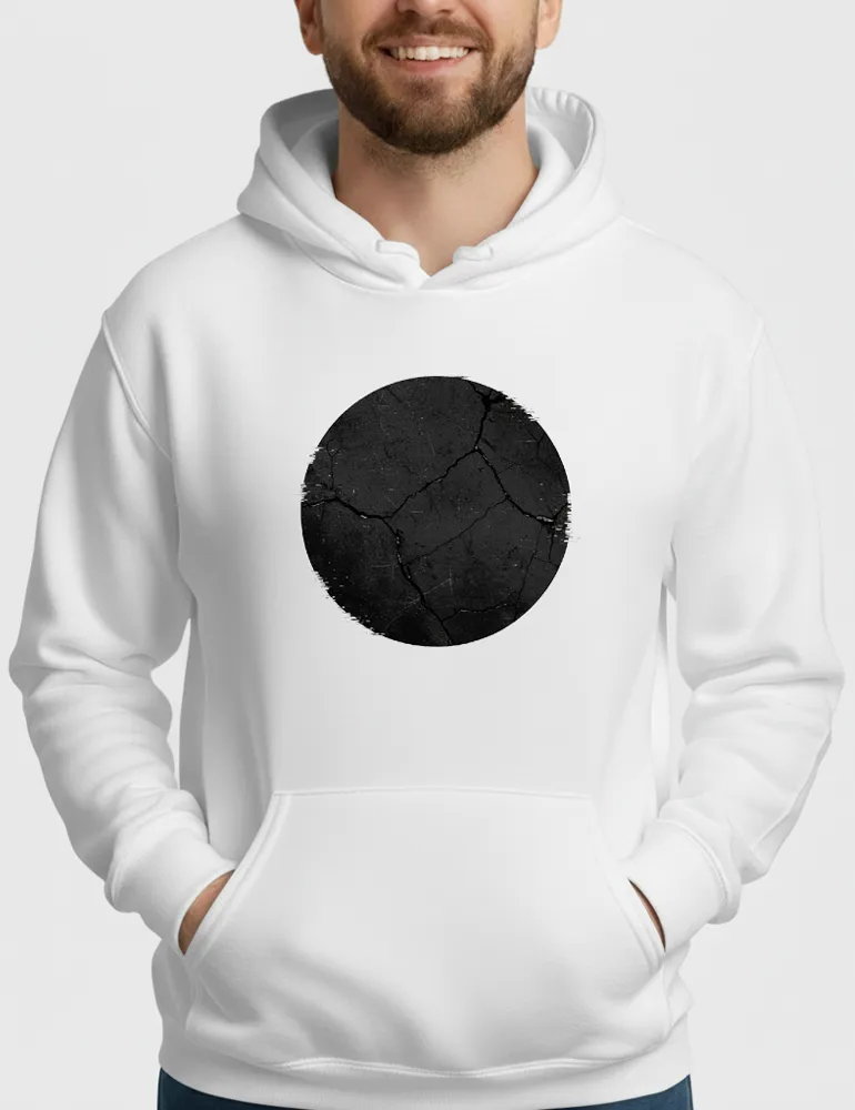 Absolute Zero No. 01 – Distressed Glitch Circle Hoodie | Julian Hayes Signature Series