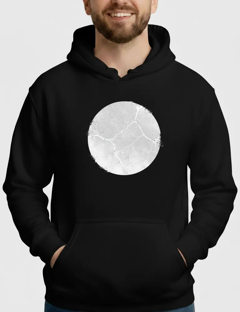 Absolute Zero No. 01 – Distressed Glitch Circle Hoodie | Julian Hayes Signature Series