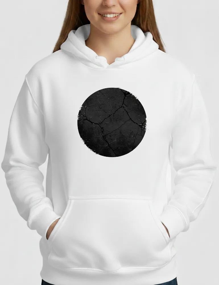 Absolute Zero No. 01 – Distressed Glitch Circle Hoodie | Julian Hayes Signature Series