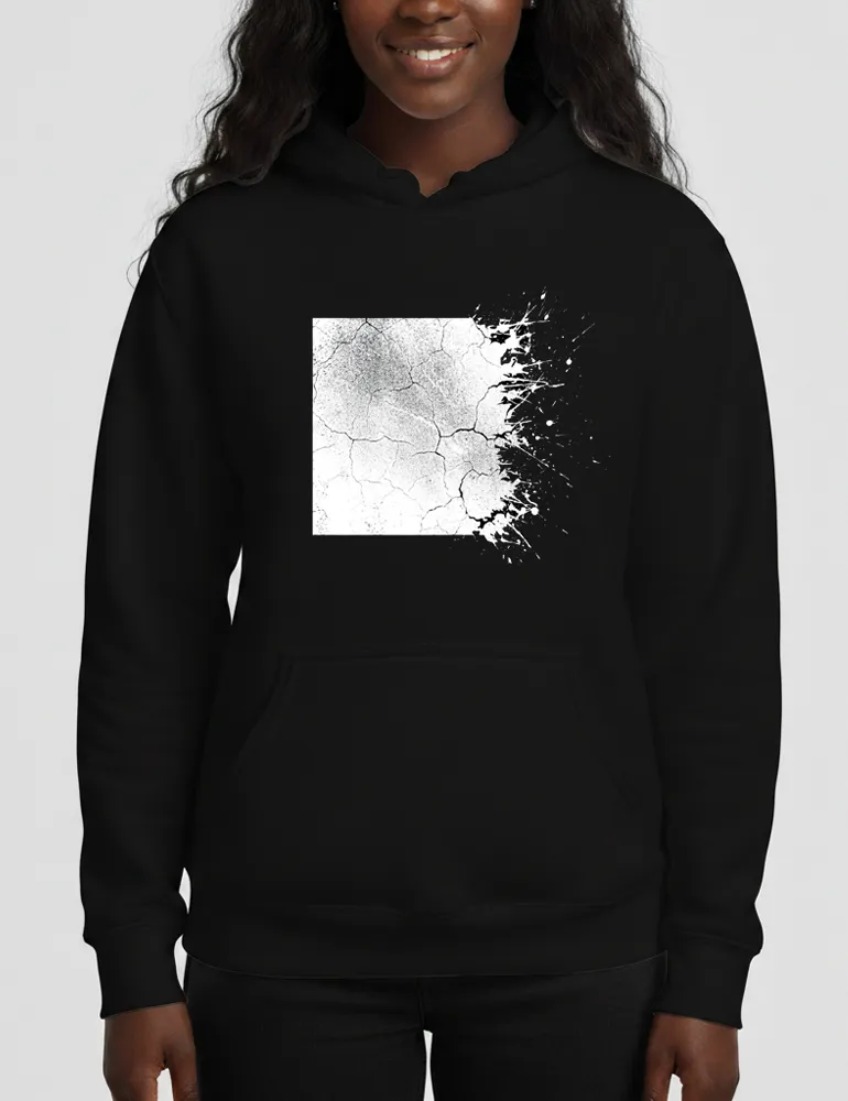Eroded Order No. 05 – Distressed Grunge Square Hoodie | Julian Hayes Signature Series