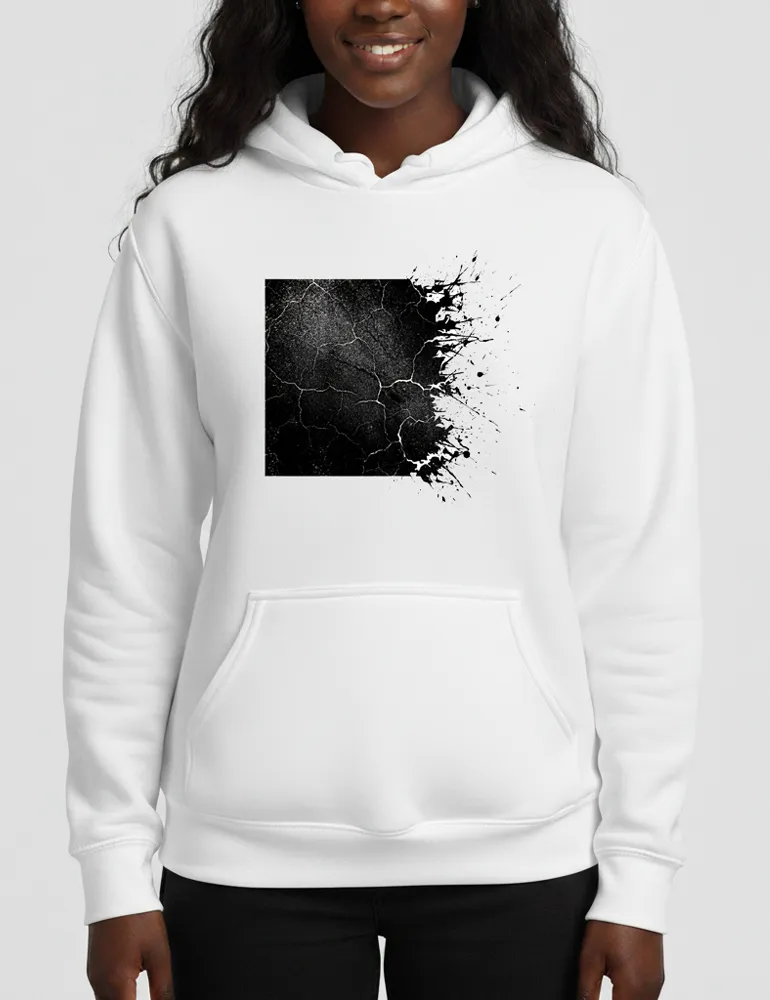 Eroded Order No. 05 – Distressed Grunge Square Hoodie | Julian Hayes Signature Series