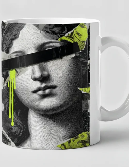 Censored Muse No. 04 - Renaissance Street Remix Art Mug | Kaelo X Artist Series