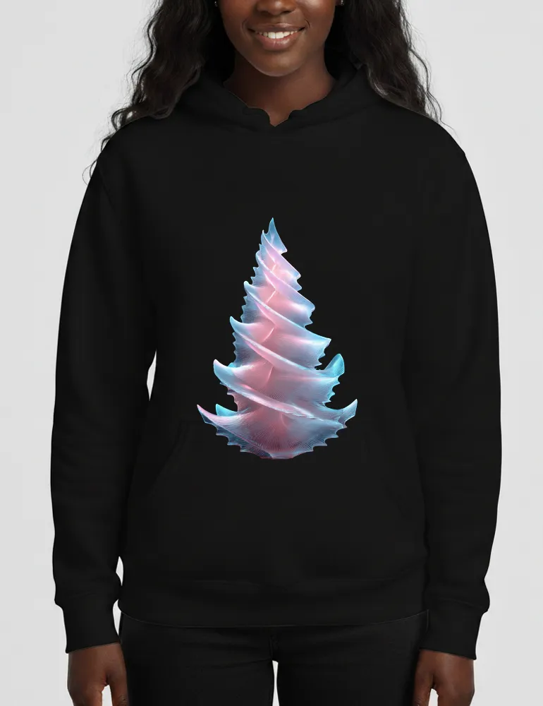 Radiant Spiral No. 02 – Frosted Glass 3D Tree Hoodie | Ryu Tanaka Signature Series